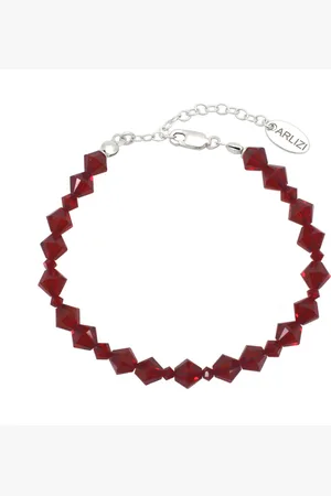 ARLIZI 2168 Armband rood Swarovski kristal - sterling - 21 cm