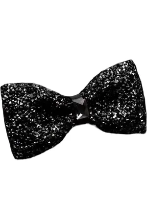 Merkloos Vlinderdas Strass 12 x 6 cm