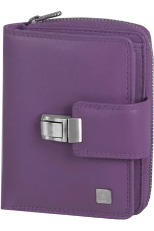 Greenburry Sponsachtig portefeuille leer 9,5 cm