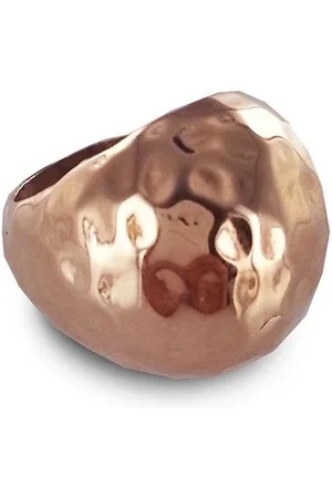 Silventi New Bling 983200123-56 - Stalen Ring - 23mm - Rosékleurig - Bol Gehamerd