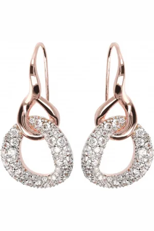 Bronzallure Polished Gemstone earrings WSBZ01208WR