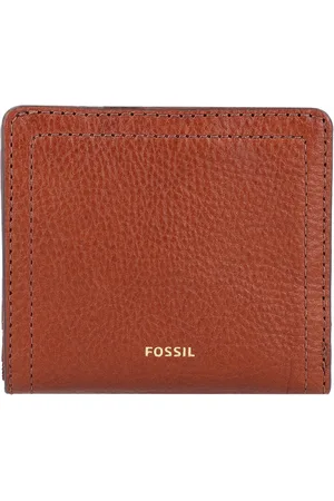 Fossil Leren Portemonnee Logan RFID Small Bifold Bruine