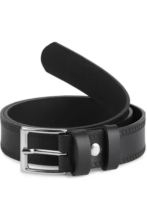 Ladeheid Kinderriem – Riem - Jongens - Broekriem - Verstelbaar - Leer – – 70 cm LA-EL-KIDS