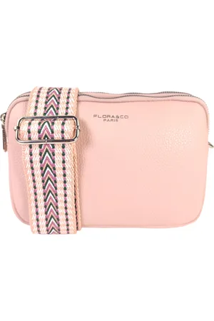Flora & CO Flora&Co - Paris - Crossbody handtas - 3 vakken met rits - instelbare riem