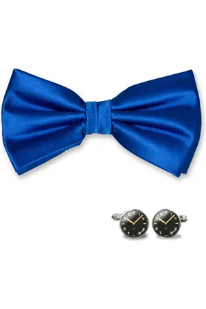 Merkloos Vlinderstrik - Royal Blue - Vlinderdas - Unisex - Heren - vlinder das - strik - strikje