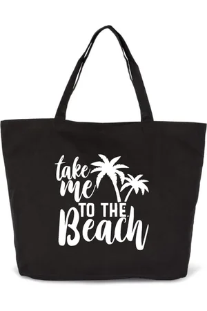 Merkloos Zomer strandtas - Take me to the beach