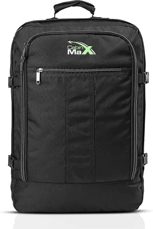 Cabin Max CabinMax Metz Reistas– Handbagage 44L- Rugzak – Schooltas - Backpack 55x40x20cm – Lichtgewicht - (MZ BK)