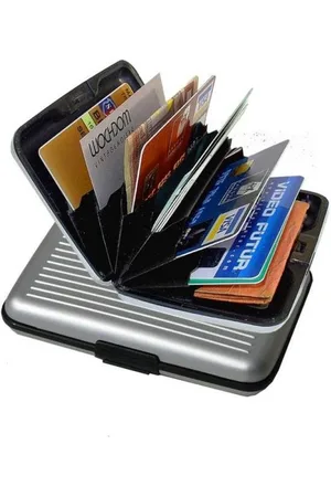 Merkloos RFID Creditkaarthouder - Pasjeshouder - Aluminium Portemonnee - Pasjes Wallet - - Creditcard Case - Visitiekaarthouder