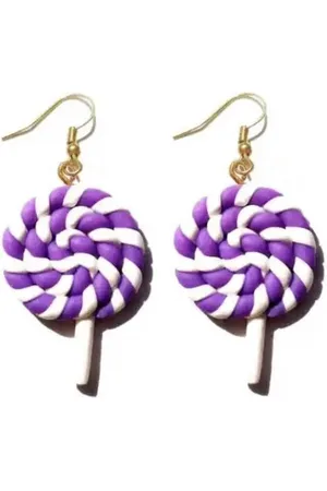 Akyol Lolly oorbellen – Oorbellen dames - oorbellen meisjes - leuke snoep oorbellen - oorbellen cadeau - verjaardag - lolly