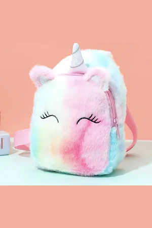 Fluffy Handtas Unicorn - Pluche portemonnee eenhoorn - Schattig unicorn tasje - Extra zacht - Schoudertas - Kinderen - Schoencadeau - Sinterklaas - Feestdagen - Unicorntas