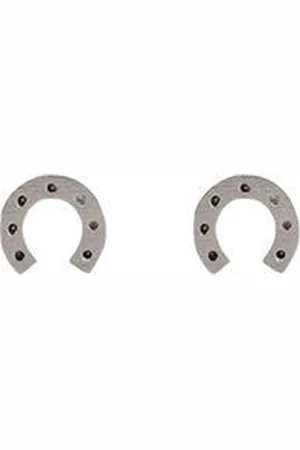 Amodi 24/7 Jewelry Collection Hoefijzer Oorbellen - Paard - Oorknopjes - Minimalistisch - Zilver