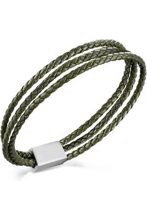 Boccia Titanium 03053-0221 Heren Armband - Leren armband - Sieraad - Leer - - 12 mm breed - 21 cm lang