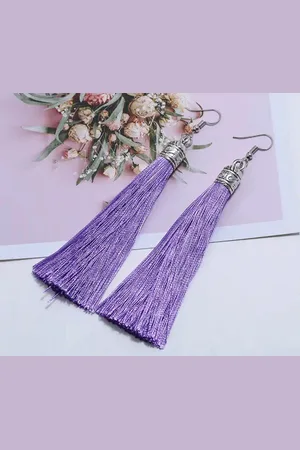 Akyol Oorhangers – roze oorhangers – kwast oorbellen – hang oorbellen - oorbellen roze - festival – roze oorbellen – roze hang oorbellen – cadeau voor vriendin – bohemian - festival oorbellen - bohemian sieraden - bohemian oorbellen