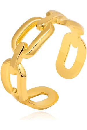 Cilla Jewels Damesring met Ovale Schakels - Verstelbaar