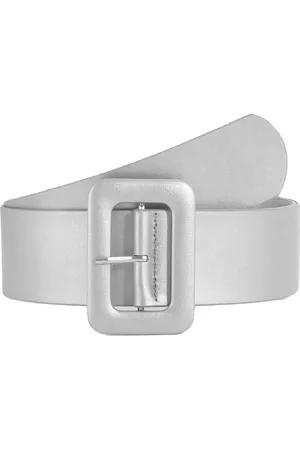 Fashion Favorite Shiny Tailleriem - Riem Silver/ | 85 x 4,2 cm | Kunstleder |