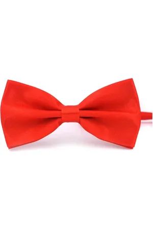Merkloos Stijlvolle Vlinderdas voor Mannen en Vrouwen - Elegant Rood Design - Geschikt voor Bruiloften, Feesten en Optredens