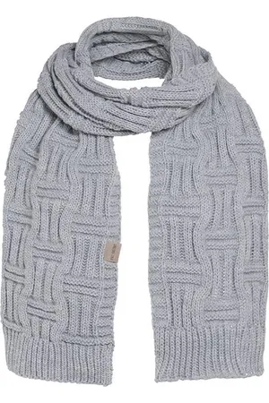 Knit Factory Bobby Gebreide Sjaal Dames & Heren - Herfst- & Wintersjaal - Grof gebreid - Langwerpige sjaal - Wollen Sjaal - Dames sjaal - Heren sjaal - Unisex - - 200x30 cm