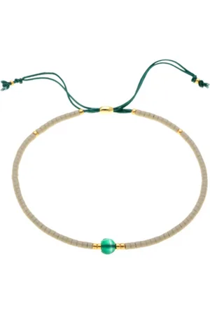 Lieve Jewels Fijne kralen armband - Ibiza - Beige - Dames