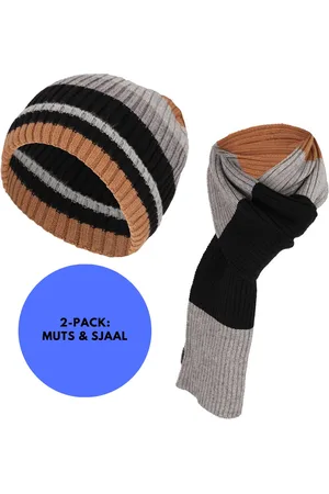 sarlini Muts & Sjaal jongens - - Fashion - One Size