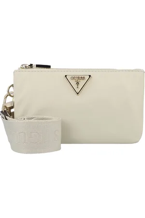 Guess Schoudertas Latona Mini Tri Compartment Top Zip Crème