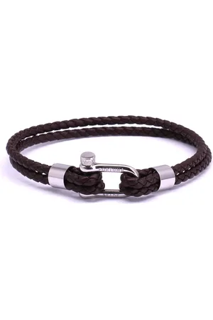 FortunaBeads Nautical M3 Armband – Heren – Leer – Medium 18cm
