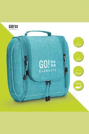Merkloos Toilettas toilettas voor het ophangen van mannen & vrouwen | cosmetische tas grote man vrouwen voor koffer & handbagage | toilettas reistas, Color: