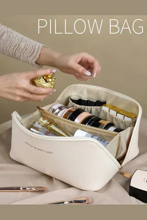 Merkloos Tasje, Toilettas, Make Up Koffer, Beautycase, Make Up Organizer, Make Up Tas, Reis Toilettas, Reistas, Toilettas Dames, Make Up Organizer, Make Up Etui, Beautycase Koffer, Cosmetica Tas, Verjaardag, Moederdag, Valentijnsdag, Cadeautje