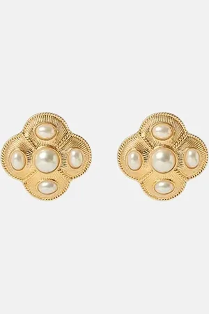 Margot Bardot Alix Pearl Oorbellen Gold