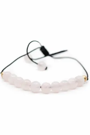Spiru Verstelbare Rozenkwarts Armband