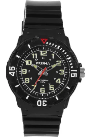 Coolwatch By Prisma CW.372 Kinderhorloge kunststof/siliconen zwart 32,7 mm