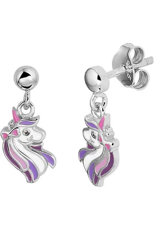 Yep! Oorhangers eenhoorn - Zilver