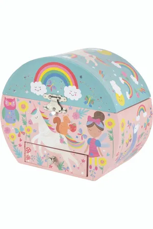 Floss Rainbow Fairy - Muziek-/ Sieradendoosje - 14 x 16.5 x 9 cm