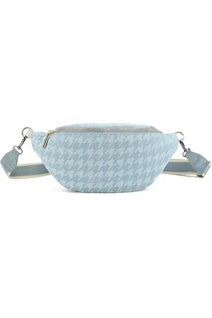 Giuliano Jeans heuptas/bumbag | Pied de Poule | Kunstleer