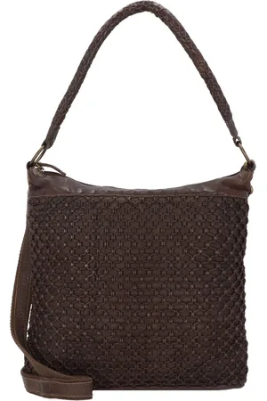 Greenland Femi & Nine Leren Schoudertas 39 cm