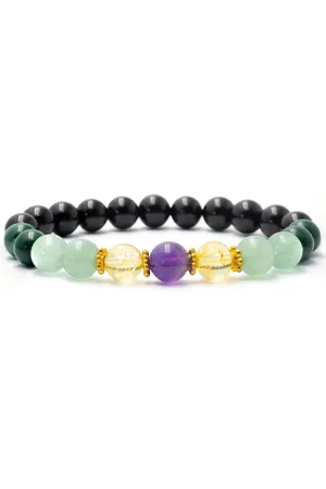 Bixorp Gems Edelstenen Armband - 8mm / 18cm - Om & Om Edelsteen Kralenarmband