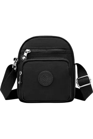 Merkloos Schoudertas Sara - nylon - dames - crossbody tas - compact - verstelbare schouderband