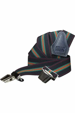 Pierre Mouton Nancy Bretel - Bretels - Volwassenen - Heren - - 140cm - 3 brede clips - XL - XXL
