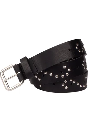 LEGEND Dames - Leren Riem - Zwart - 115 cm