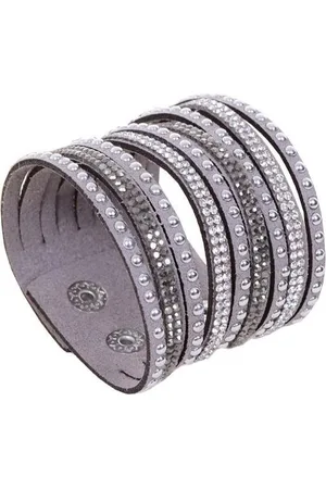Fako Bijoux® Armband - Breed - Strass