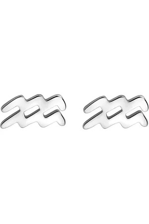 Zilver Minimalistisch Sterrenbeeld Waterman oorknopjes - Zodiac Earrings - Zodiac Oorbellen - Aquarius - Oorknopjes Waterman - Oorstekers Sterrenbeeld Waterman - en Sterrenbeeld Oorknopjes - en oorstekers - Waterman oorstekers - Amona Jewelry