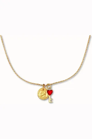 ByNouck Jewelry - Ketting Love & Luck - Sieraden - Vrouwen Ketting - Verguld - Liefde - Halsketting
