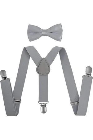 Fako Fashion Kinder Bretels Met Vlinderstrik - Kinderbretels - Vlinderdas - Strik - 65cm