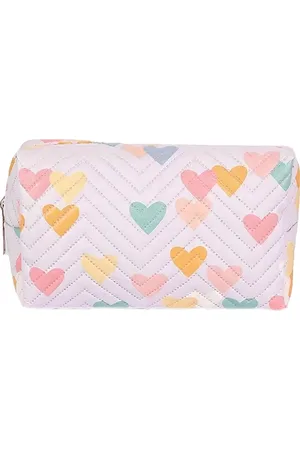 Fashion Favorite Kinder Toilettas / Pennen Etui - Hartje Lila | 17 x 9 x 8,5 cm cm | PVC |