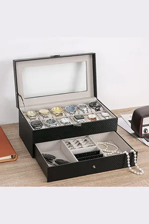 Merkloos Horlogedoos \ horloge opbergbox | kijkdoos | horlogedoos | Horlogekist - watch box jewelry box