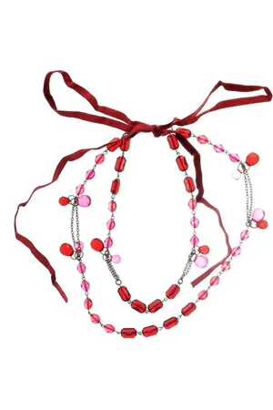 Behave Kralen ketting twee lagen 60 cm