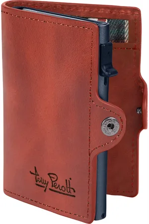 Tony Perotti Furbo Arno Pull-up leren Pasjeshouder RFID met papiergeldvak