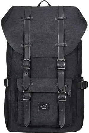 Merkloos Doordachte dagrugzak met laptopvak voor 15 inch notebook - 22 liter - school en universiteit - 45x27x17cm