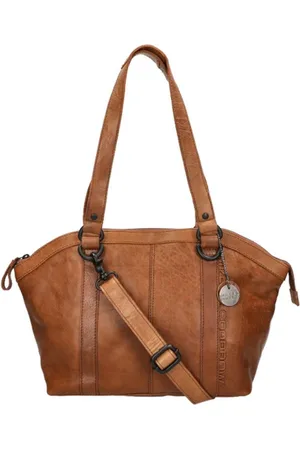 Spikes&Sparrow Medium Schoudertas / Crossbodytas - Dames - Leer - Bronco