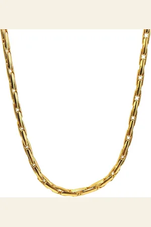 Silventi 760100042 Ketting Dames - Doublé - Cardano schakel - 60cm - 4mm