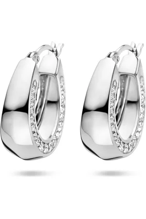 Zilver Oorringen zirkonia